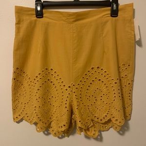 Ten Sixty Sherman XL Mustard Color Shorts